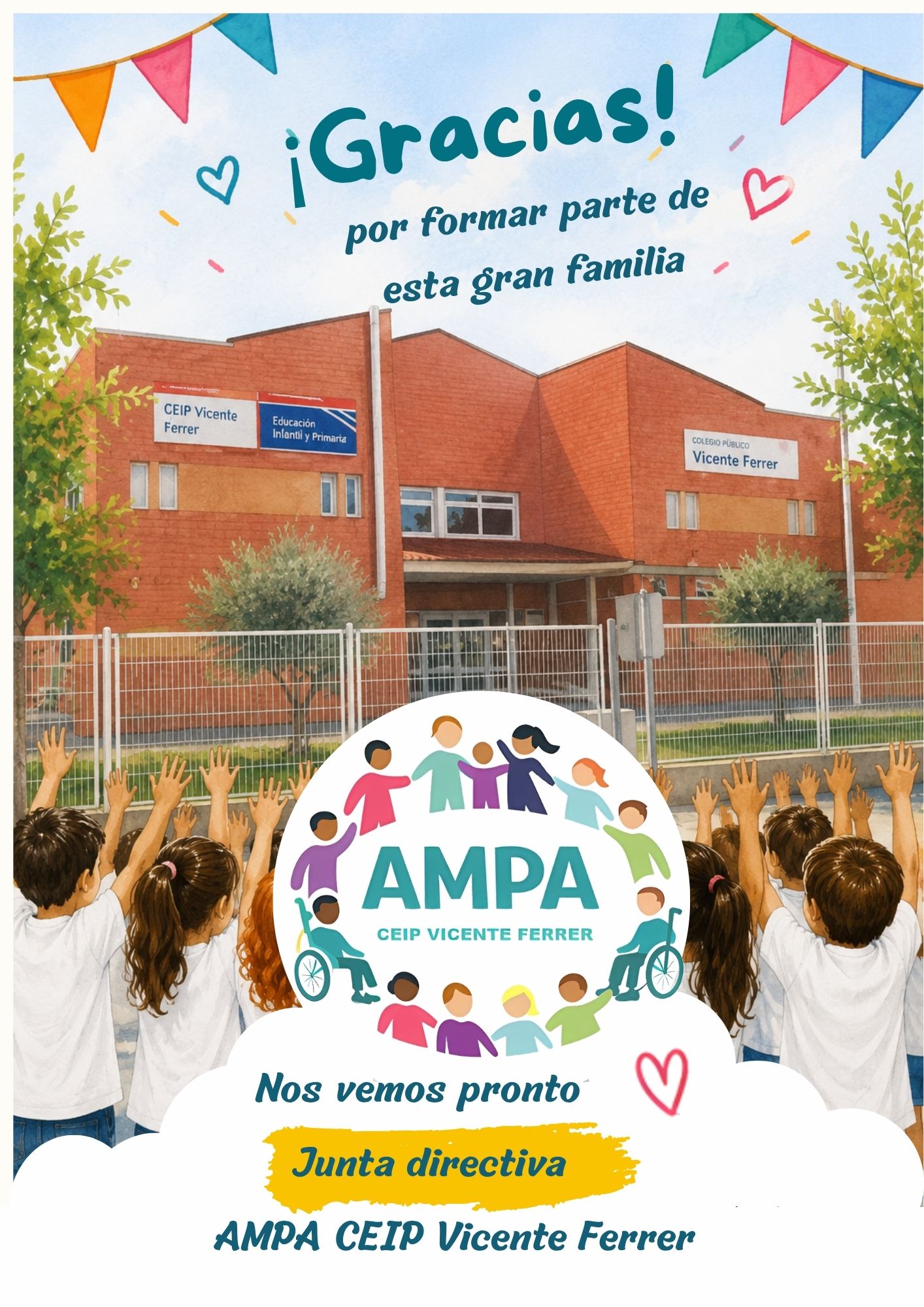Gracias por formar parte de la AMPA